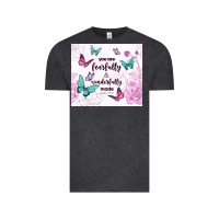 Vintage Black you are fearfully and wonderfully made Vintage Tee - TumblerDesignByShophia