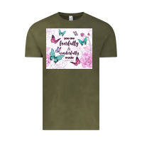 Vintage Olive you are fearfully and wonderfully made Vintage Tee - TumblerDesignByShophia
