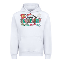 White secretary Urban Hoodie - AdoDesignShop