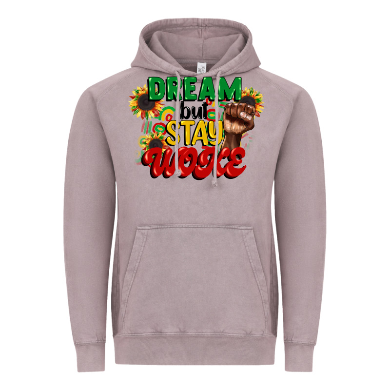 Dream But Stay Woke Juneteenth Vintage Hoodie by CowGirlArtShop | Teevron