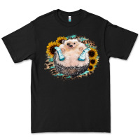 Black Hedgehog with Sunflower Premium Tee - Bettercallsaul