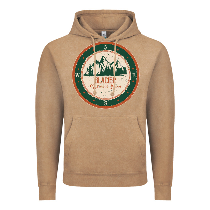 Glacier National Park Vintage Hoodie by minhPixels | Teevron