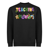 Black Teaching Lucky Charms Heavyweight Sweatshirt - CowhideDigitalArt