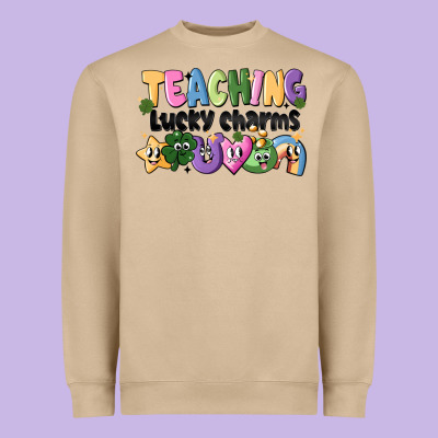 Teaching Lucky Charms Heavyweight Sweatshirt Designed By Cowhidedigitalart