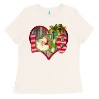 Love Christmas Santa Ladies Tee | Teevron