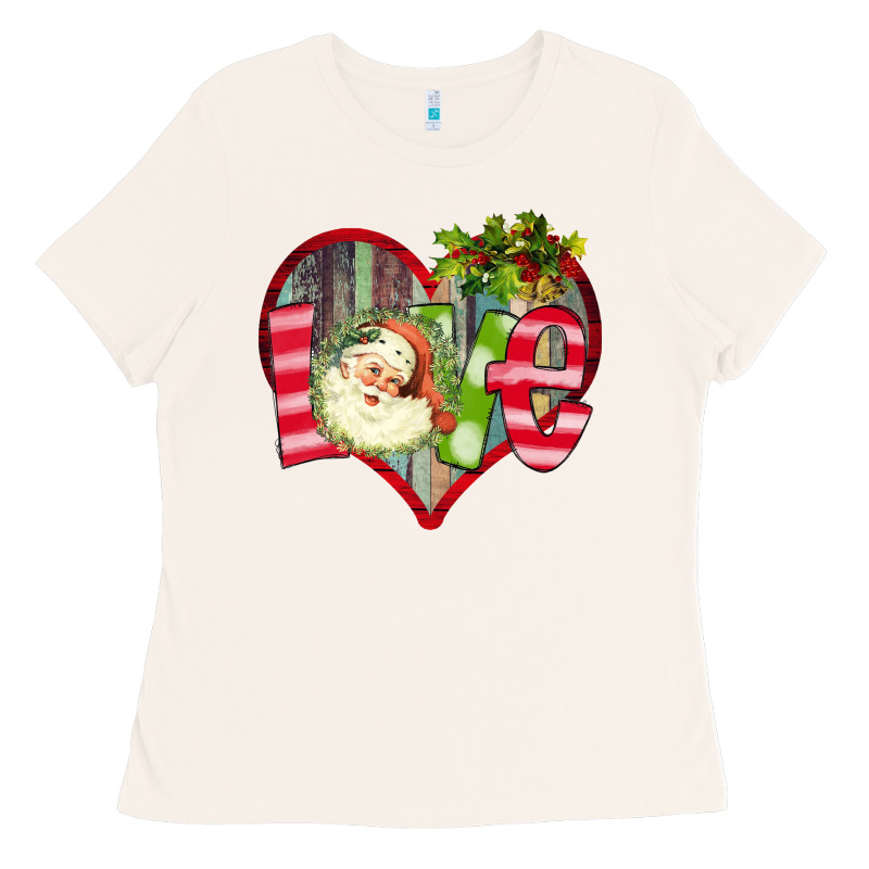 Love Christmas Santa Ladies Tee by Bettercallsaul | Teevron