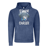 Vintage Denim Kids Storm Chaser Boys Storm Hunter Tornado Gift Vintage Hoodie - minhPixels