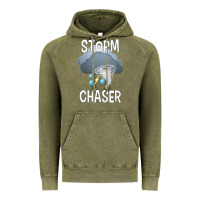 Vintage Olive Kids Storm Chaser Boys Storm Hunter Tornado Gift Vintage Hoodie - minhPixels