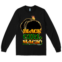 Black Black magic girl Long Sleeve Tee - HowdyJamesFarm