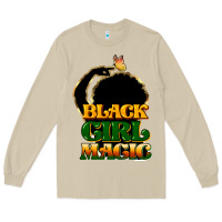 Mushroom Black magic girl Long Sleeve Tee - HowdyJamesFarm