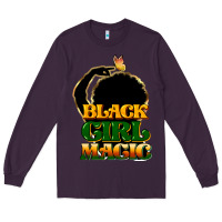 Plum Black magic girl Long Sleeve Tee - HowdyJamesFarm