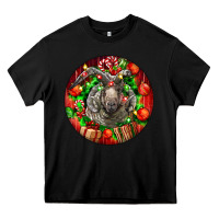 Christmas Navajo Churro Sheep Heavy Core Tee | Teevron