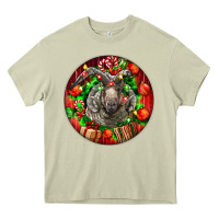 Mossy christmas navajo churro sheep Heavy Core Tee - LillyAllenDesigns