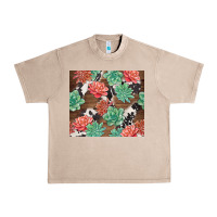 French Oak succulents and cowhide Urban Heavy Tee - TumblerDesignByShophia