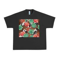 Pigment Black succulents and cowhide Urban Heavy Tee - TumblerDesignByShophia