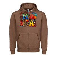Chestnut leopard frame firefighter mama Mother's Day Zipper Hoodie - LillyAllenDesigns