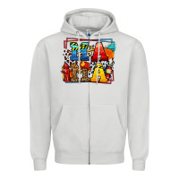 Dove Grey leopard frame firefighter mama Mother's Day Zipper Hoodie - LillyAllenDesigns