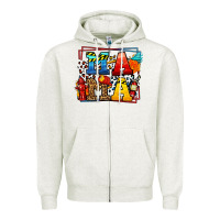 Oatmeal Heather leopard frame firefighter mama Mother's Day Zipper Hoodie - LillyAllenDesigns
