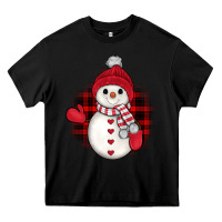 Black snowman christmas Heavy Core Tee - JahusDesignShop