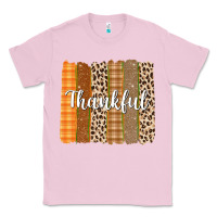 Bubblegum Pink Thankful Brushstrokes Classic Tee - texasbilliewilder