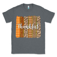 Charcoal Heather Thankful Brushstrokes Classic Tee - texasbilliewilder