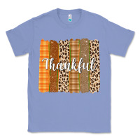 Colony Blue Thankful Brushstrokes Classic Tee - texasbilliewilder