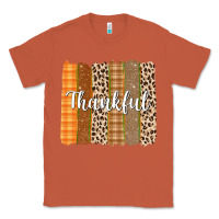 Copper Thankful Brushstrokes Classic Tee - texasbilliewilder
