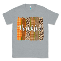 Heather Grey Thankful Brushstrokes Classic Tee - texasbilliewilder