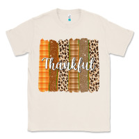Natural Thankful Brushstrokes Classic Tee - texasbilliewilder