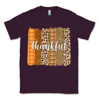 Plum Thankful Brushstrokes Classic Tee - texasbilliewilder