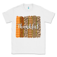 White Thankful Brushstrokes Classic Tee - texasbilliewilder