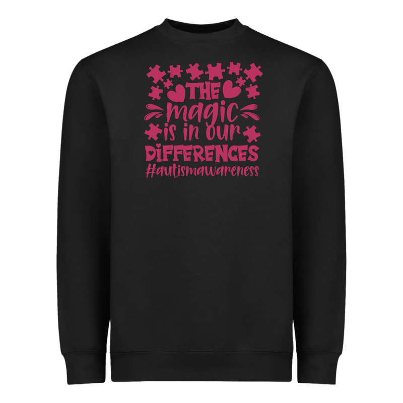 The Magic Is In Our Diference Heavyweight Sweatshirt by CowhideDigitalArt | Teevron