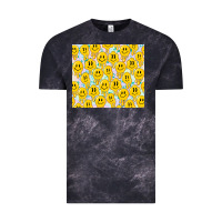Cloud Black retro smiley faces Vintage Tee - TumblerDesignByShophia