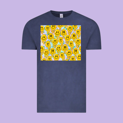 Retro Smiley Faces Vintage Tee Designed By Tumblerdesignbyshophia