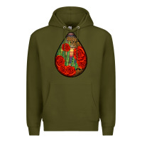 Army Green mexican teardrop Premium Hoodie - BundleAndBundleShop