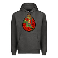 Charcoal Heather mexican teardrop Premium Hoodie - BundleAndBundleShop