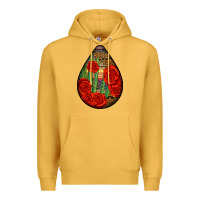 Mustard mexican teardrop Premium Hoodie - BundleAndBundleShop