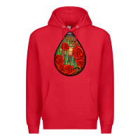 Red mexican teardrop Premium Hoodie - BundleAndBundleShop