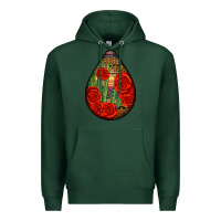 Sports Green mexican teardrop Premium Hoodie - BundleAndBundleShop