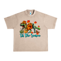 French Oak T- Rex Tis The Season Urban Heavy Tee - RanaPortraitStore