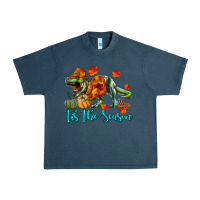 Midnight Navy T- Rex Tis The Season Urban Heavy Tee - RanaPortraitStore