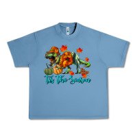 Pebble Blue T- Rex Tis The Season Urban Heavy Tee - RanaPortraitStore