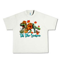 Pistachio T- Rex Tis The Season Urban Heavy Tee - RanaPortraitStore