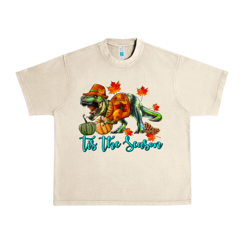 T- Rex Tis The Season Urban Heavy Tee by RanaPortraitStore | Teevron
