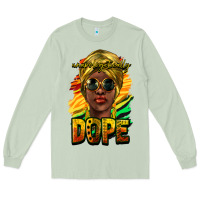 Matcha Unapologetically dope afro Long Sleeve Tee - HowdyJamesFarm