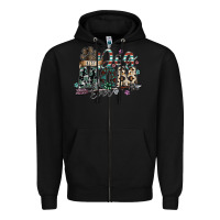 Black best dog mom ever Zipper Hoodie - SublimationCraftShop