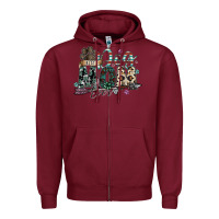 Burgundy best dog mom ever Zipper Hoodie - SublimationCraftShop