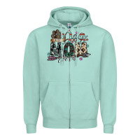 Seafoam best dog mom ever Zipper Hoodie - SublimationCraftShop