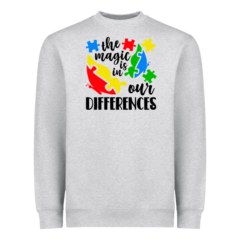 The Magic Is In Our Differences Heavyweight Sweatshirt by CowhideDigitalArt | Teevron