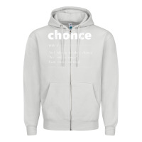 Dove Grey Chonce Definition We Took A Chonce Risk Lover Gift Zipper Hoodie - minhPixels